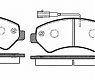 Комплект передних колодок (OE 77367090)